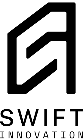 Stacked lockup — black